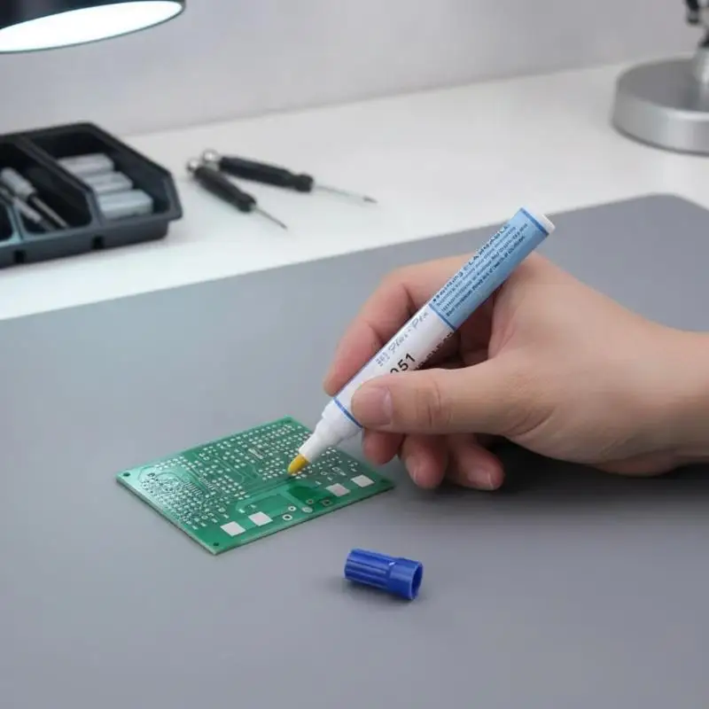 Soldering Flux Pen No Clean FPC PCB Board Welding Repair Tool 1/2 Pcs For Solder Solar Cell Process