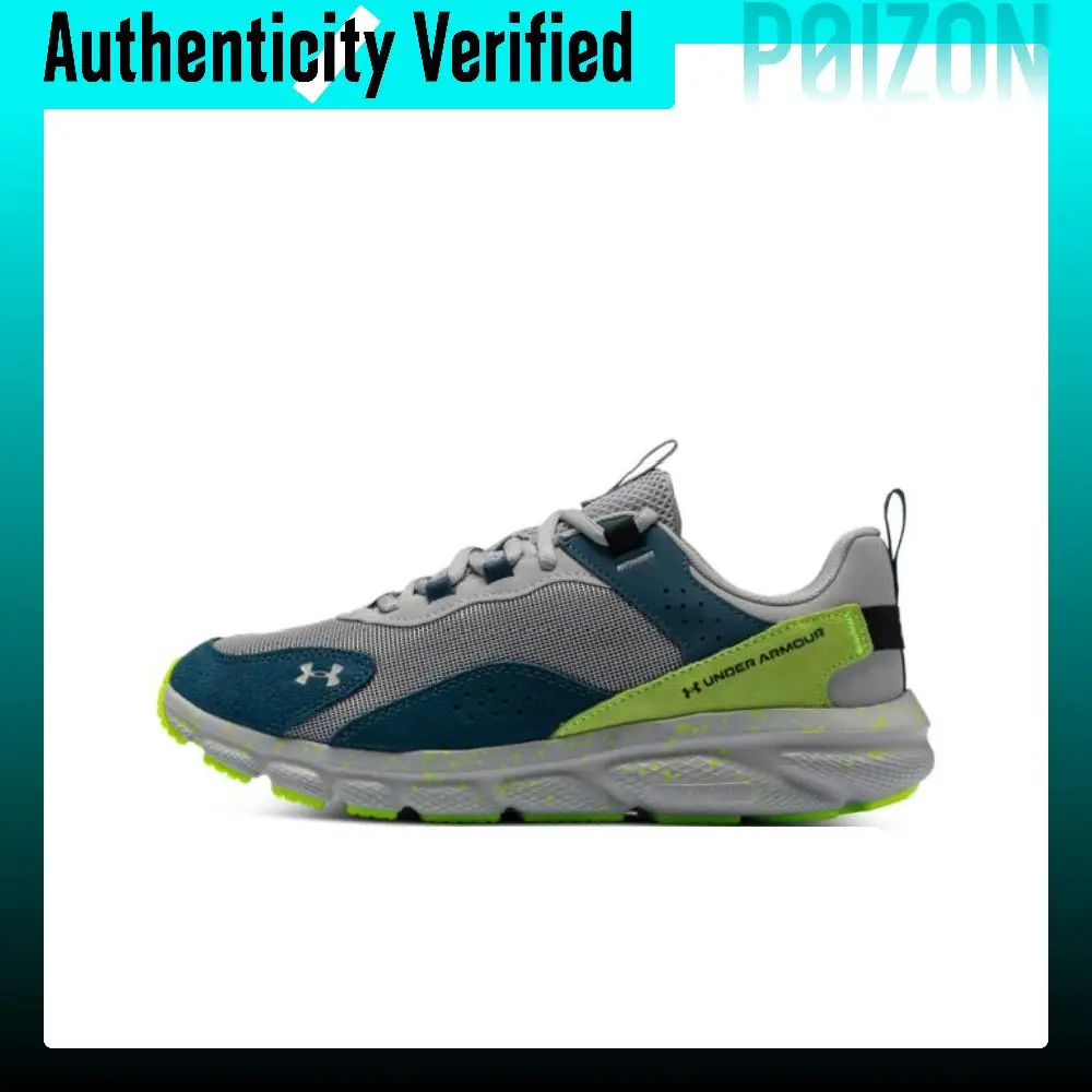 Under Armour Charged Verssert Running Shoes Men's Low-top Green/Blue 3026808-101