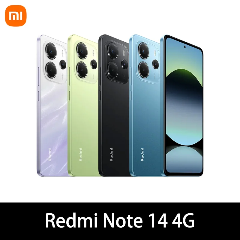 Xiaomi Redmi Note 14 4G, NFC, Helio G99-Ultra, Pantalla AMOLED de 6,67'', 120 Hz, Cámara IA de 108 MP, Cargador no Incluido