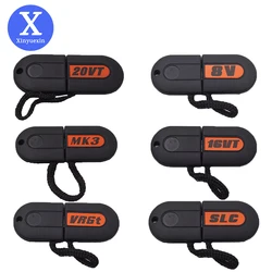 XINYUEXIN HU49 Uncut Blade with LED LIGHTING KEYS FOR VW 8V 16V 20VT TDI MK3 Golf G40 SLC Car Key Shell NO LOGO Car Accessories