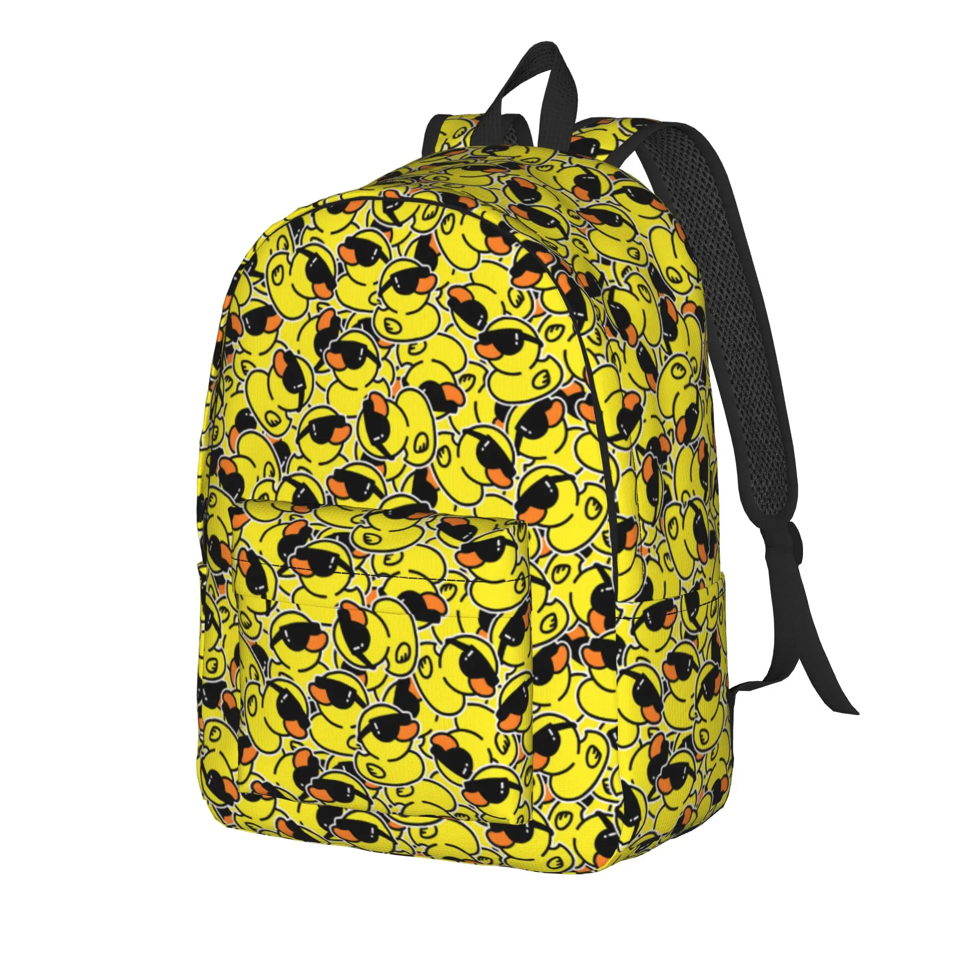 Duck seamless pattern rubber duck Backpack  Trekking Backpacks Boy Girl Cool School Bags High Quality Soft Rucksack