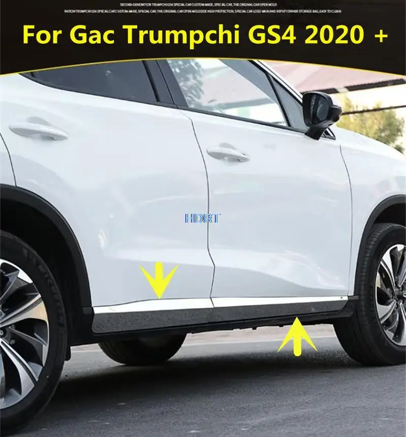 

Stainless Steel Car Styling Door Side Edge Body Moulding Trim Strip For Gac Trumpchi GS4 2020 2021 2022 Accessories Decoration