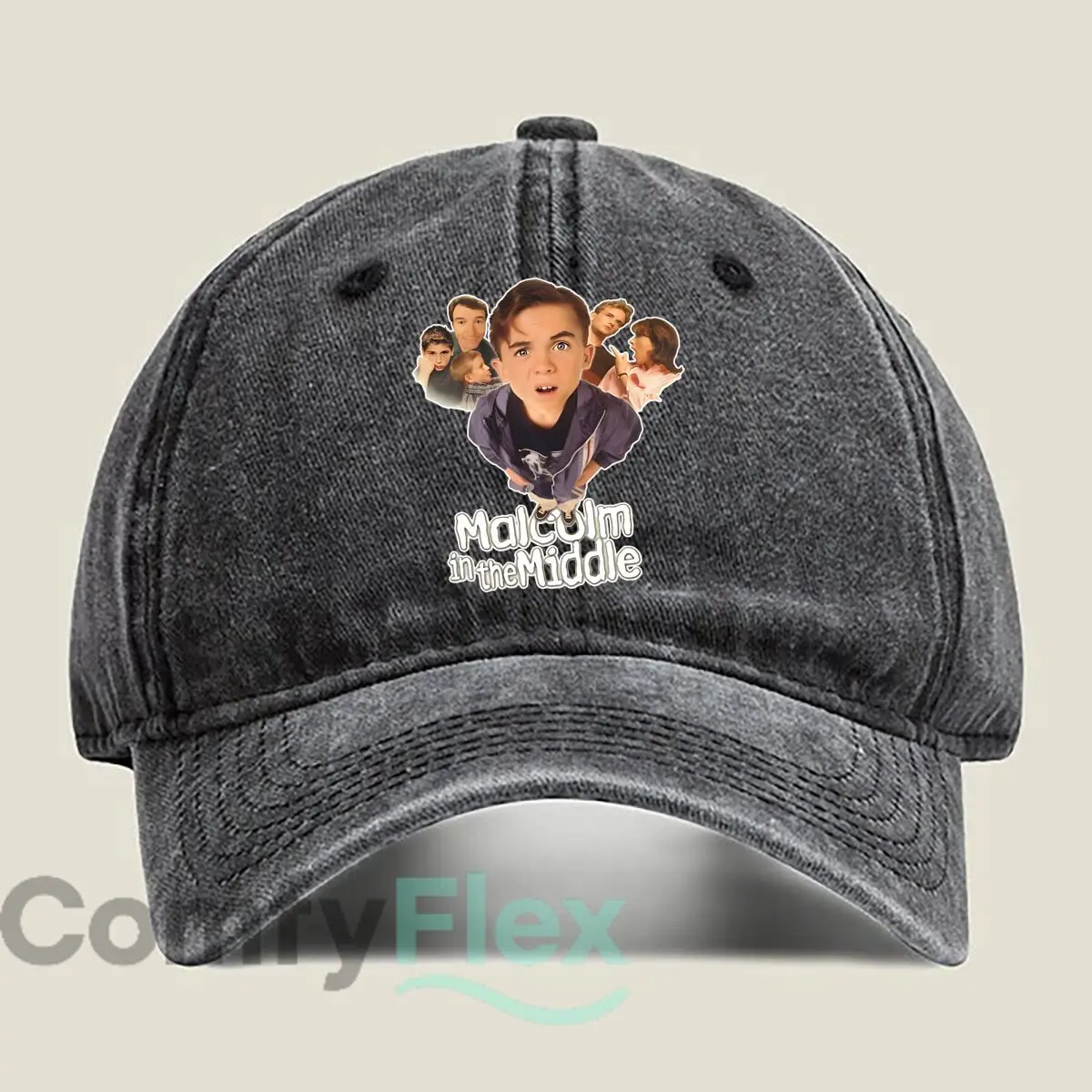 Malcolm in the Middle Washed Baseball Cap Outdoor For Womens Unisex Female Fashion Dad Hat Hip Hop