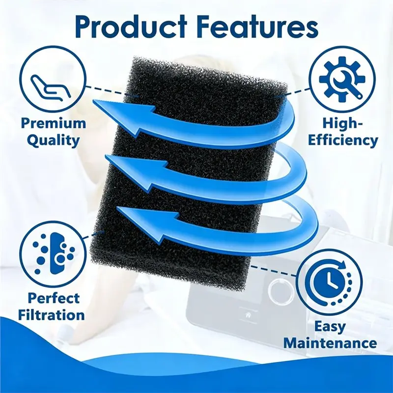 NEW HOT In Stock-G3 Series Breathing Device Replacement Filter 40Pcs CPAP G3 Premium Cotton Air Inlet Disposable Filters For BMC