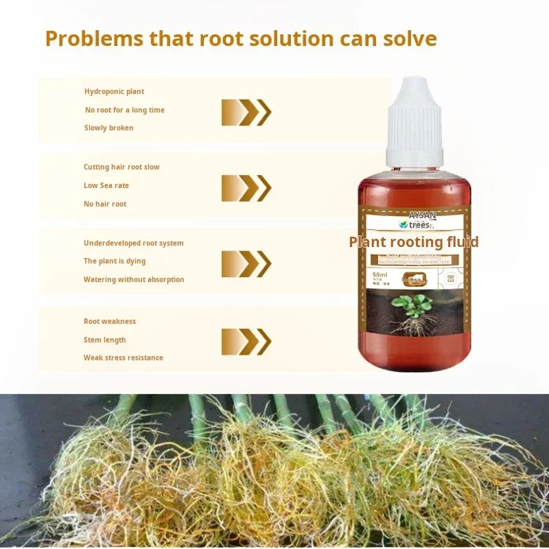 Fast Rooting Stimulator Plant Rapid Fertilizer Agent Root Stimulator for Plants Supplement Houseplant Garden Potting Supplies