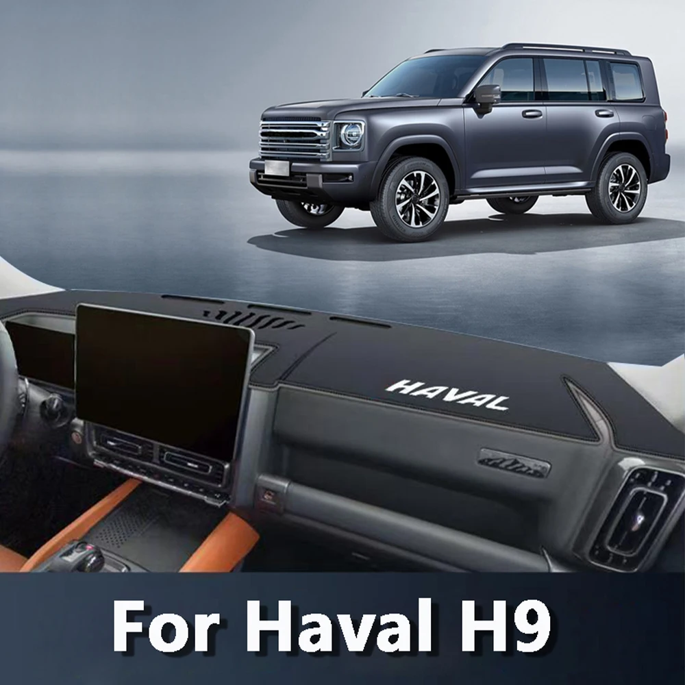 

For Haval H9 2024 Car Accessories Dashboard Mat Styling Trim Auto UV Protection Anti-Dirt Light-Proof Mat Stickers