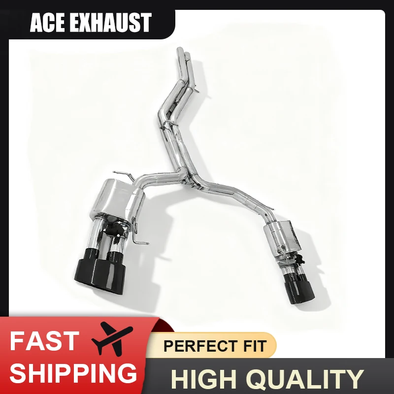 

ACE Factory Custom SUS304 Выхлопная труба Valvetronic для Audi RS6 RS7 C7 4.0T Спортивный глушитель с клапаном Catback Выхлопные системы