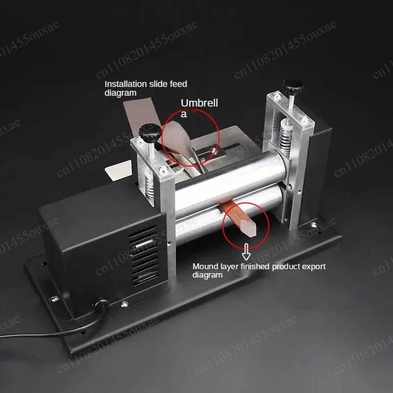 Dual-Purpose Leather Gluing & Strip Drawing Equipment Mini Electric Laminator Manual Glue Applicator With 8pcs Pull Tubes