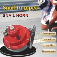 12V 300DB Super Loud Snail Horns Waterproof Automotive Loudspeaker Universal Car Motorcycle Truck Boat Electric Sound Signal