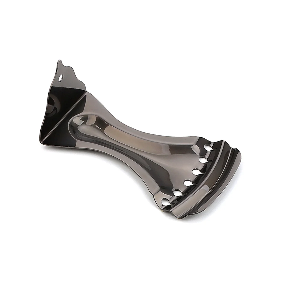 SLQZT สังกะสีอัลลอยด์ Tailpiece สําหรับ Dobro 6 Strings Resonator ซ่อมกีตาร์เปลี่ยนอุปกรณ์กีตาร์ไฟฟ้า