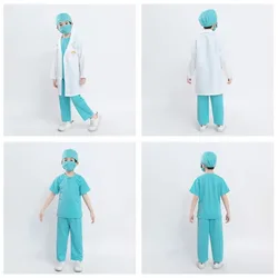 Student Performance Clothing Kids Doctor Halloween Costume - Medical Outfit for Epidemic Prevention Anesthesia Technician