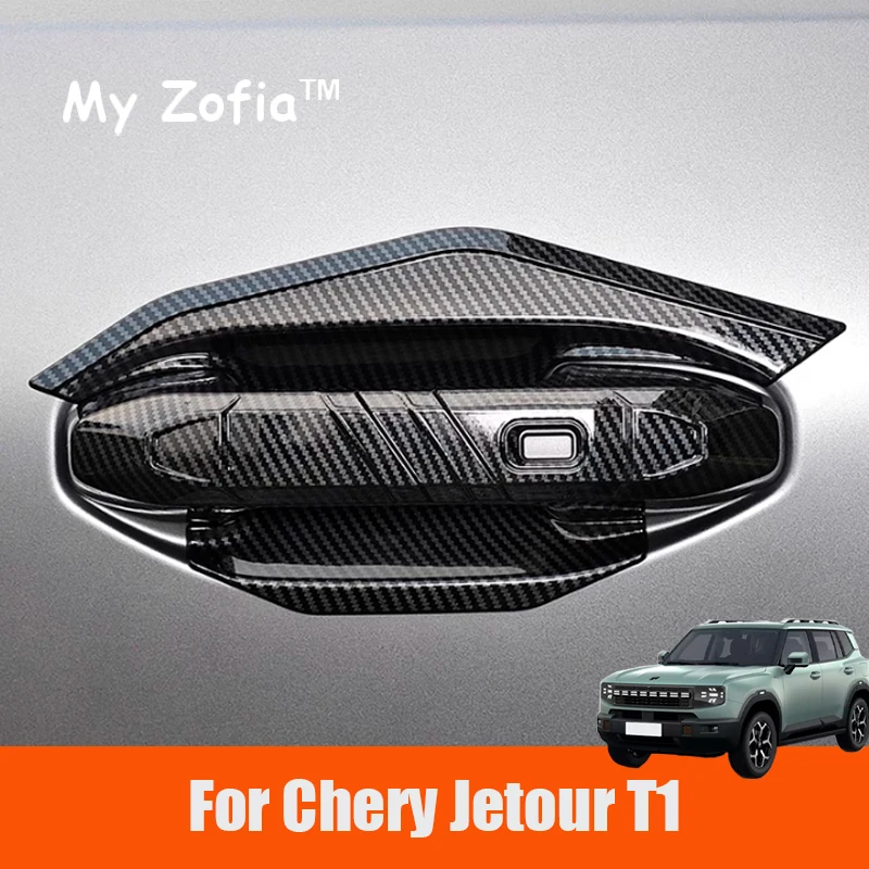 

For Chery Jetour T1 2024 2025 Car Styling Sticker Door Bowl Cover Gate Handle Decoration Exterior Cover Trim Set Accessories