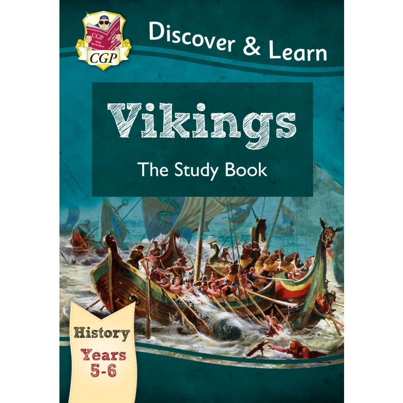 

KS2 Discover Learn History Vikings Study Book Year 5 6 CGP Books Coordination Group Publications 9781782942016 Book