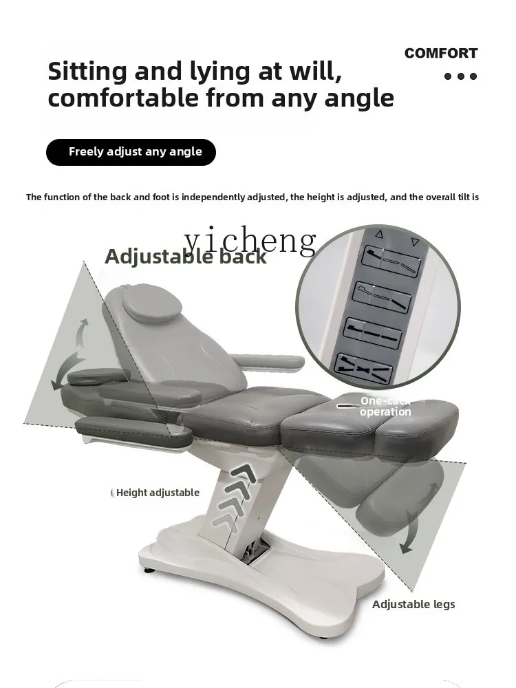 YFY Z electric beauty bed beauty salon special multi-functional lifting massage pattern embroidery bed