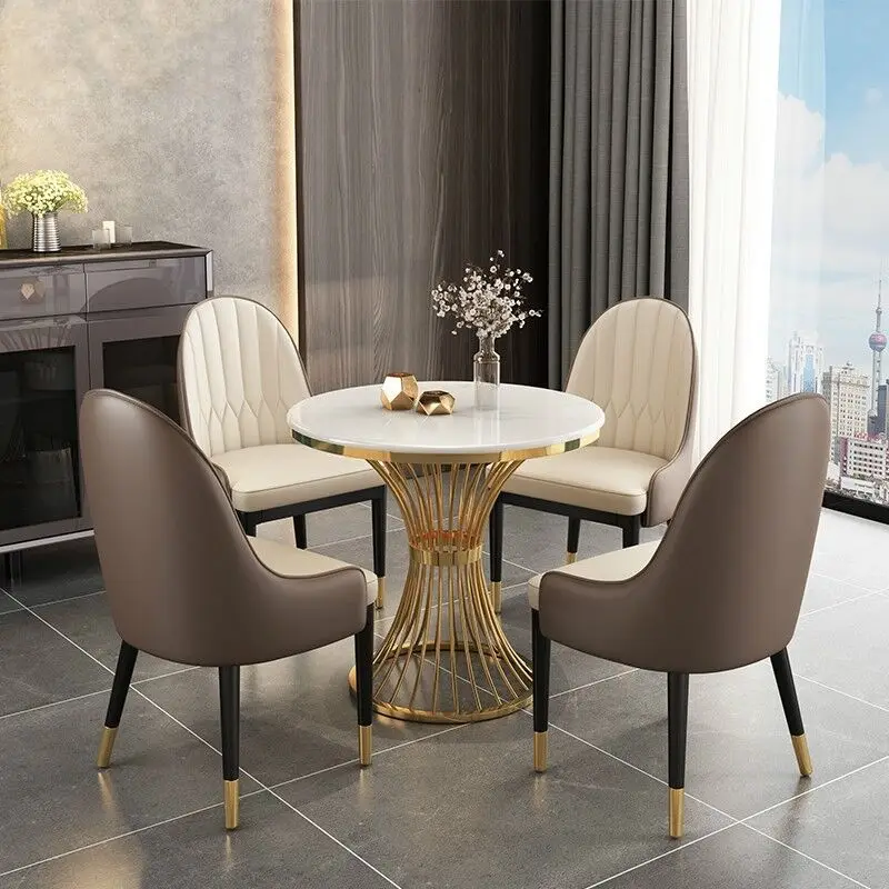 Coffee shop table and chair combination balcony sales office lounge area meeting guests