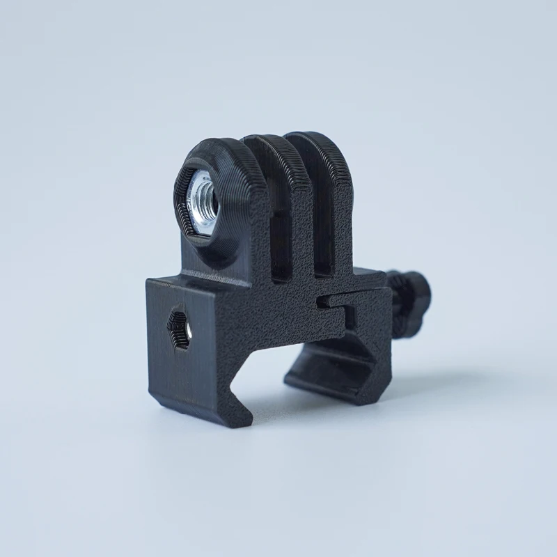 1PCS Action Camera Picatinny Rail Mount Fixed Adapter Holder Black Bracket for DJI Insta360 GoPro Sports Camera Accessories