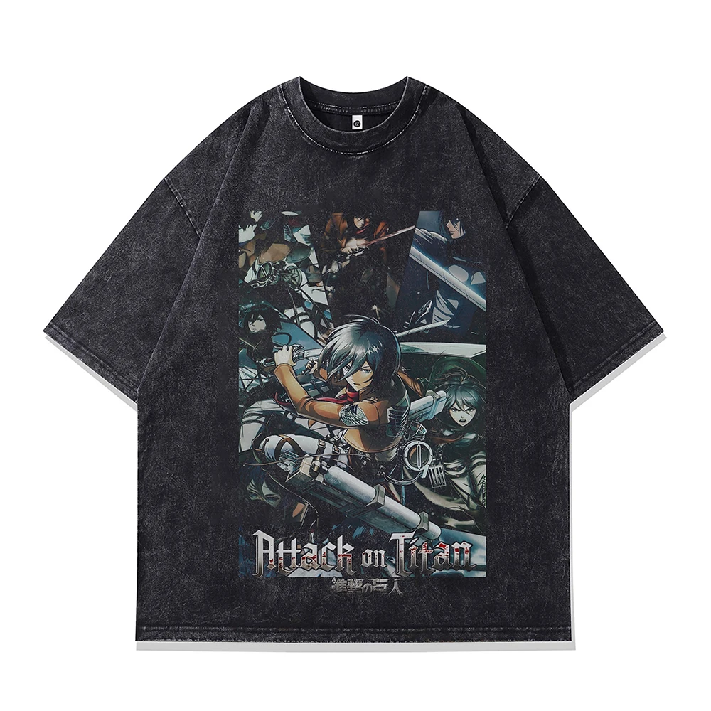 

Jujutsu Kaisen Japanese Anime Print Oversized T-shirt Men's Cartoon Graphic T Shirts Punk Cotton Short Sleeve Vintage Tops Tee