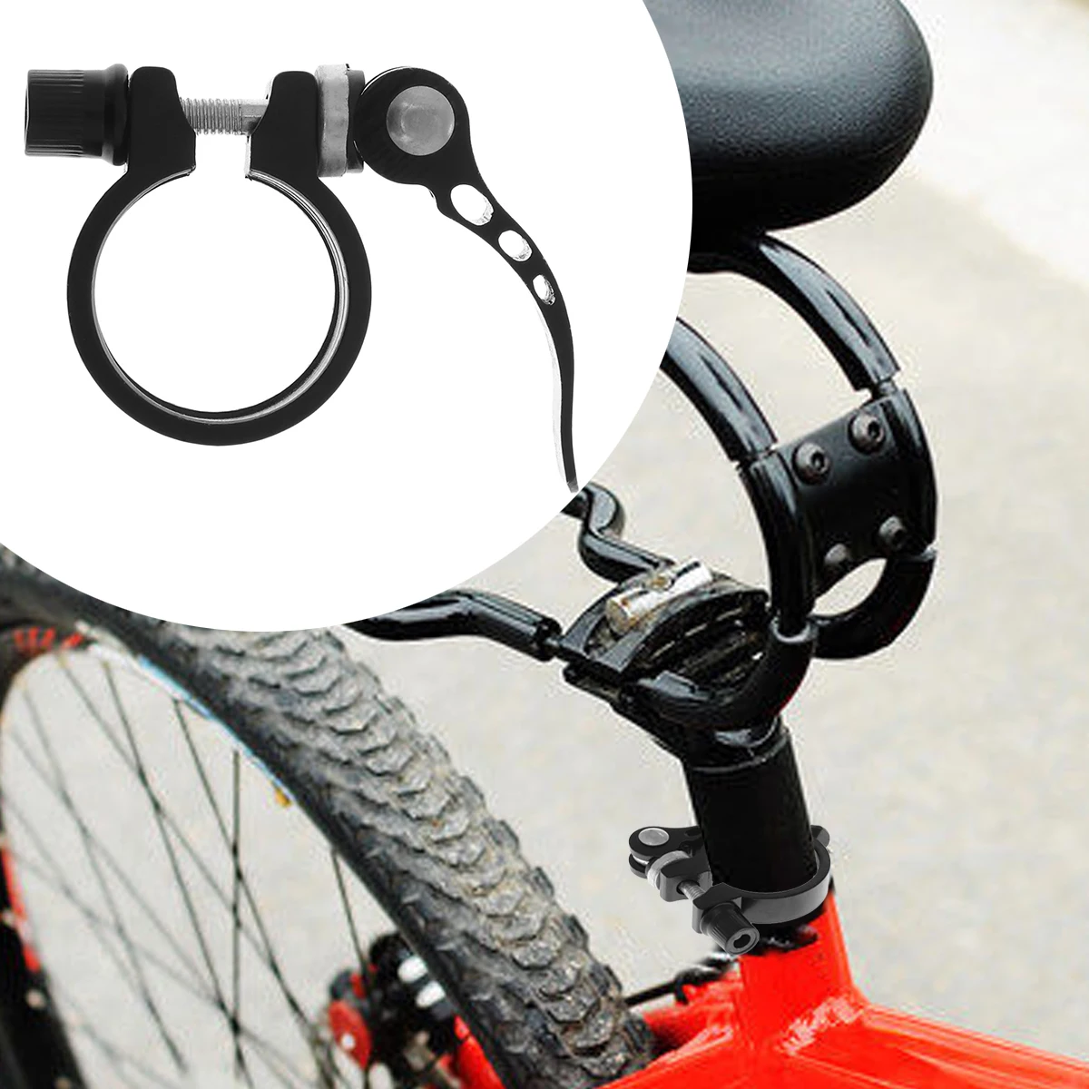 

Aluminum Alloy Quick Release Seatpost Clamp 34.9Mm For Road Bike Fixed Gear Cycling Black Easy Install Adjustable Lock Design
