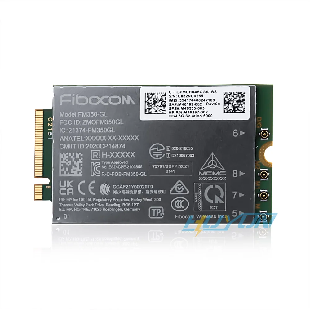 

Fibocom FM350-GL for hp n00181-005 m99934-001 5g 830 G8 835 G8 835 G9 X14 X16