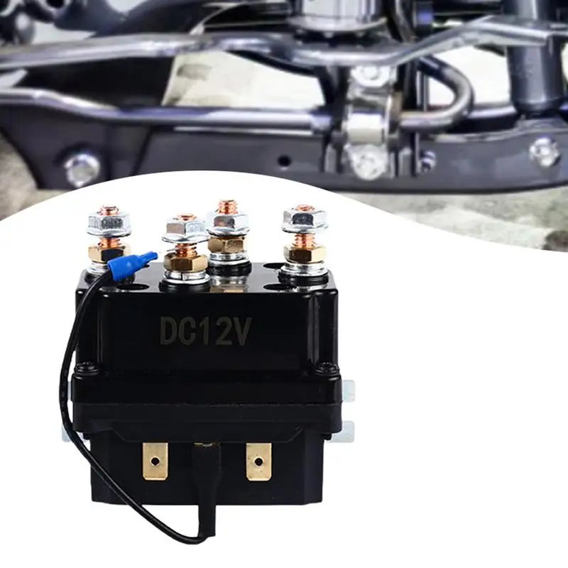 Winch Solenoid Relay Kit Practical Winch Control Winch Controller Wear-Resistant Automotive Relays Kit Car Winch Relay For