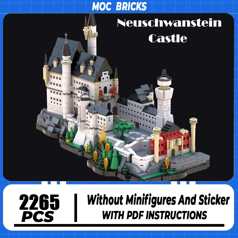 

City Street View Model Moc Building Blocks Swan Castle Model Technology Bricks Christmas DIY Assembly Toy Construstion Gifts