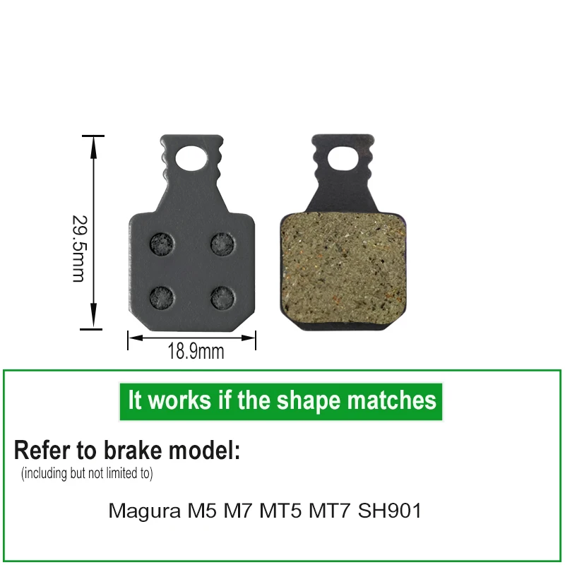 Magura 교체용 유압 디스크 브레이크 패드 송진, Magura M5 M7 MT5 MT7 SH901 스포츠 EX 8.P, 1 쌍, 2 쌍, 4 쌍, 6 쌍, 8/10 쌍