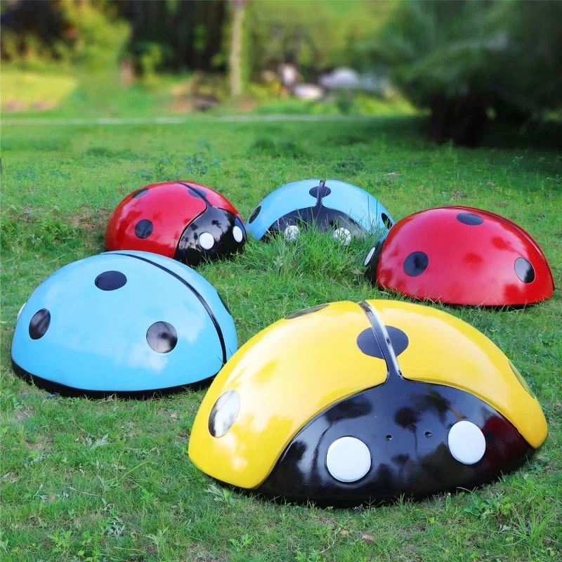 Outdoor Garden Playground FRP Simulation Ornaments Beetle Sculpture Park Lawn Decorations