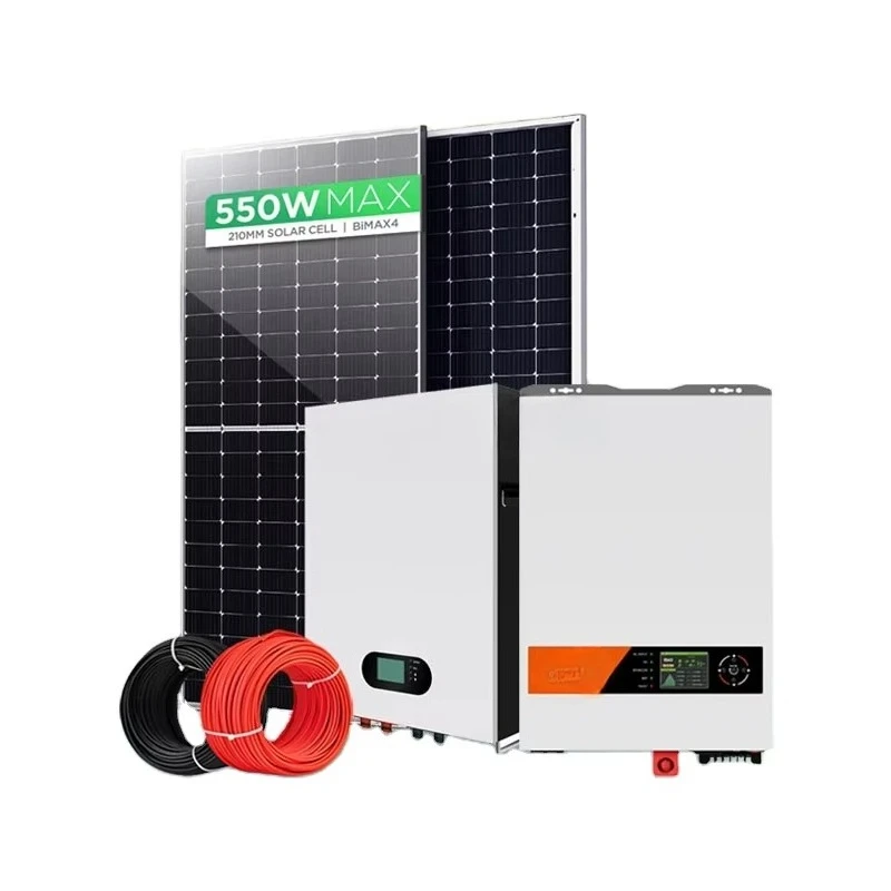 Off Grid Hybrid Solar Energy Storage System 5KW 10KW 20KW 30KW 10KVA All in One Solar Panel Power System Home Full Set