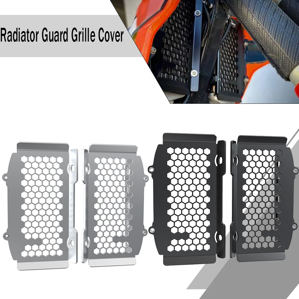 

For EXC XC XCW TPI 2T/4T model 2020 2021 2022 2023 Motorcycle Aluminum Radiator Guard Engine Cooler Grille Cover Protection