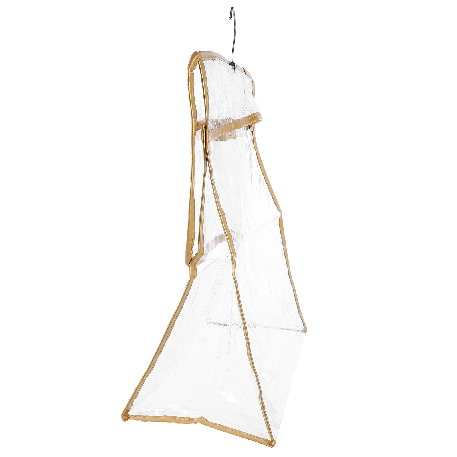 

1Pcs Bathroom Hanging Bag Transparent Waterproof Storage Pouch for Clothes Toiletries Kitchen Dorm Hotel Use Snap Button