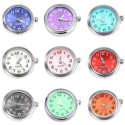 Mixed color 18mm Watch snap buttons fit DIY charm snap bracelet jewelry Quartz Working Pop Charm Zinc NS1001