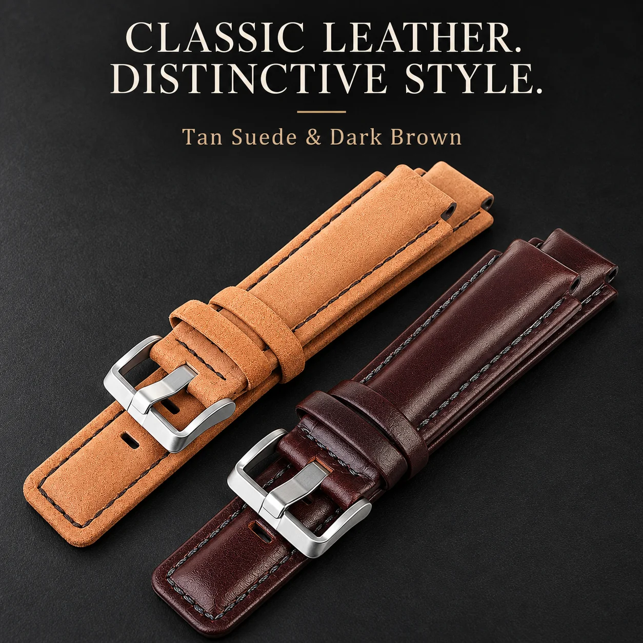 Frosted cowhide watch strap 24*16mm For TIMEX Tidal compass T2N721 T2N720 739 TW2T76500 Waterproof leather watchband bracelet