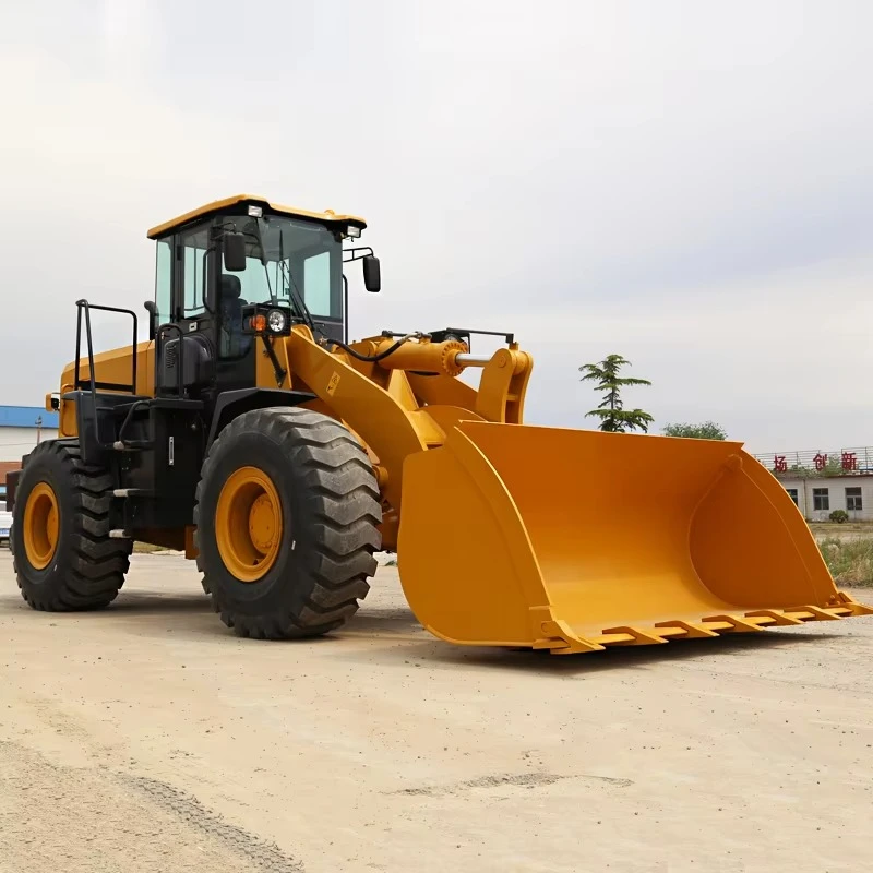 Mini Loader Backhoe 4x4 Wheel 3 Ton Rated Load  Good Front Loader Bucket PLC New Motor Pump Gearbox Bearing Engine Farm