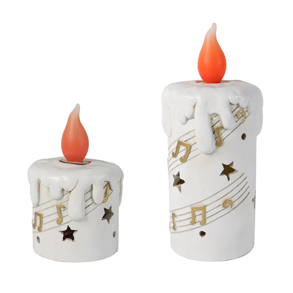 Flameless Led Candles Lights - Flickering Warm Yellow Battery Operated Electronic Fake Candles Home Decorations for Christmas