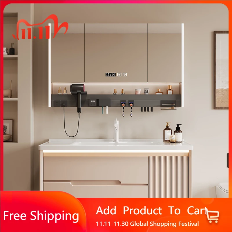 

Washbasin Vintage Bathroom Vanities Vanity Drawer Light Toilet Bathroom Vanities Storage Shower Mueble Organizador Furniture