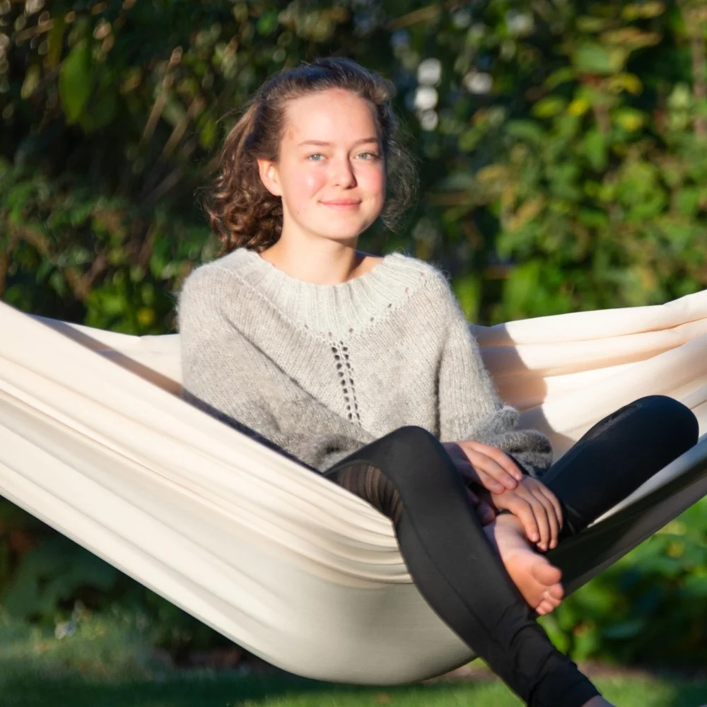 Brisa Classic Hammock with Suspension Tree Straps Handmade Weather Resistant Tear Resistant Hammock for Indoor & Outdoor