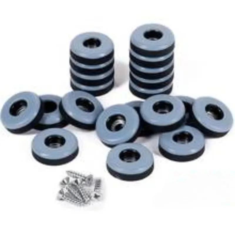 10PCS Furniture Feet Pad With Screws, Heavy Duty Anti-Slip Silent Wear Resistant Floor Protector for Table Sofa Bed Dining Chair