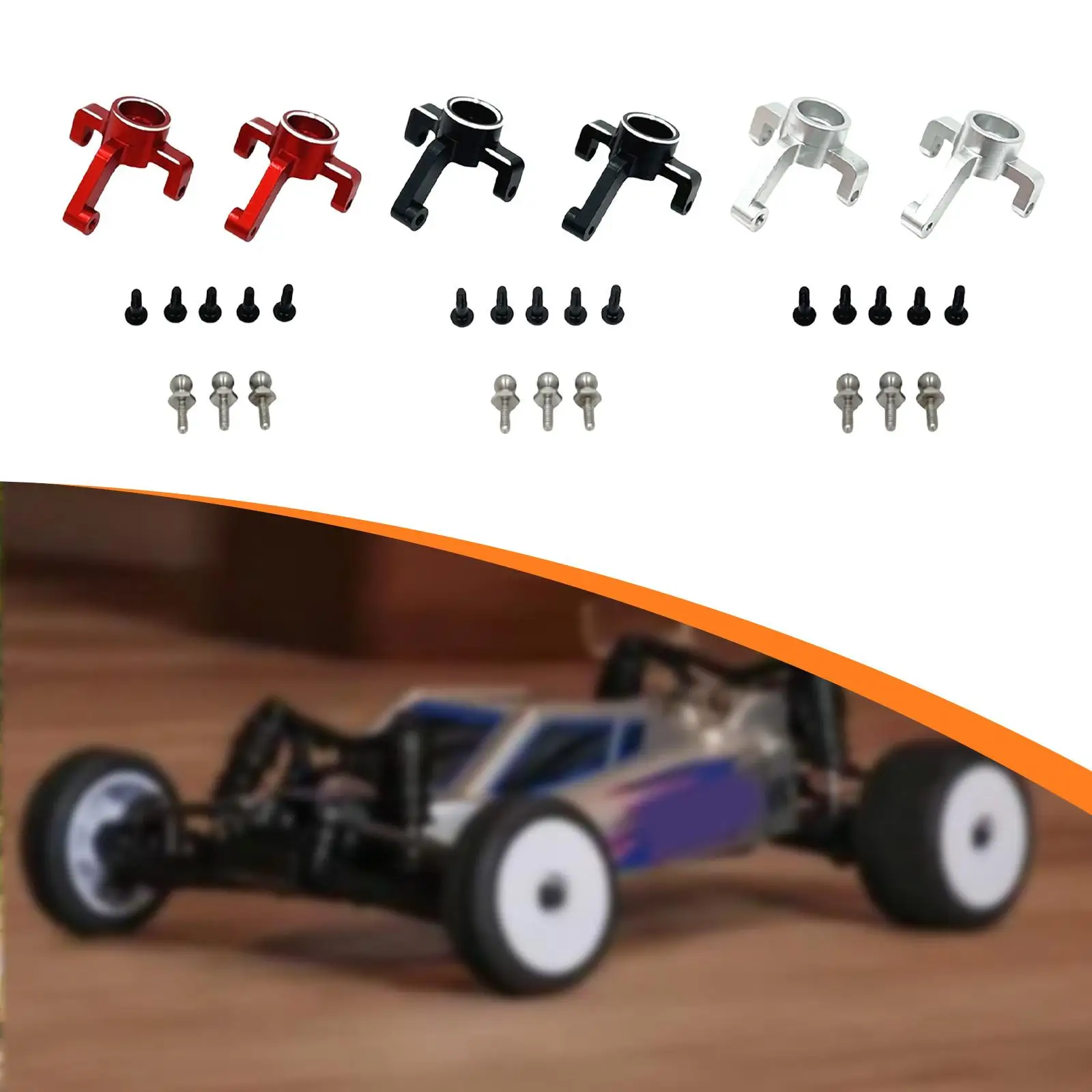 

2x1:24 RC передний поворотный рычаг, запасные части для передних рулевых чашек, сверхмощный для Wltoys 244016, модель гусеничного автомобиля, грузовика