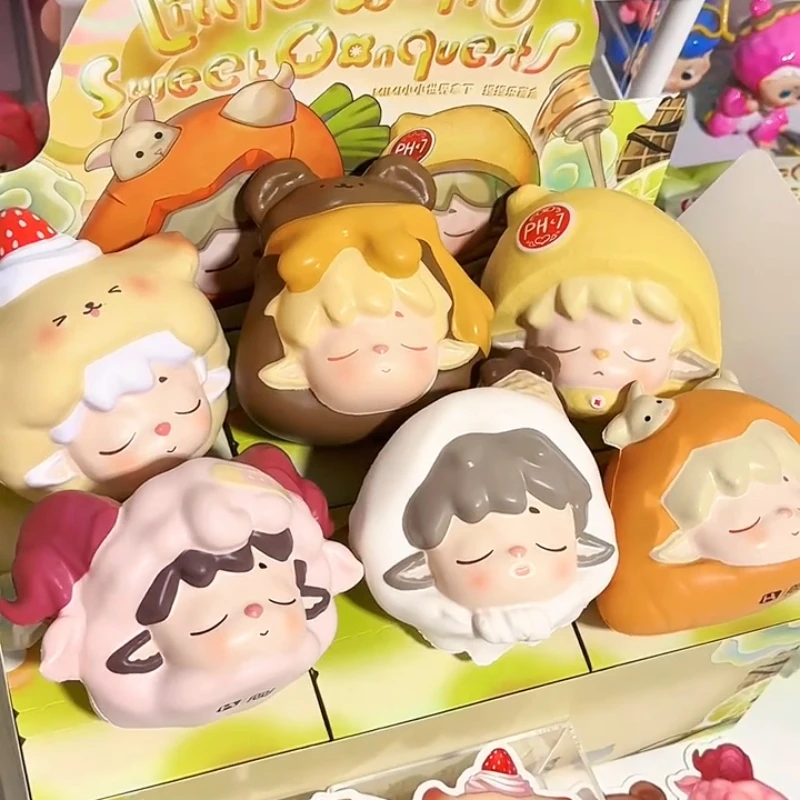 

MIMI Little World Sweet Conquests Squishy Toy Series слепая коробка Mystery Box Kawaii аниме фигурка декомпрессионная кукла подарок-сюрприз