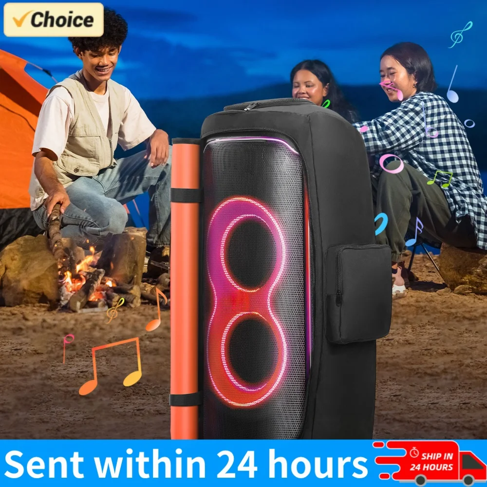 For JBL Partybox Double-Sided Speaker Storage Bags Waterproof Nylon Storage Case Party Speaker Carry Case for Outdoor Travel