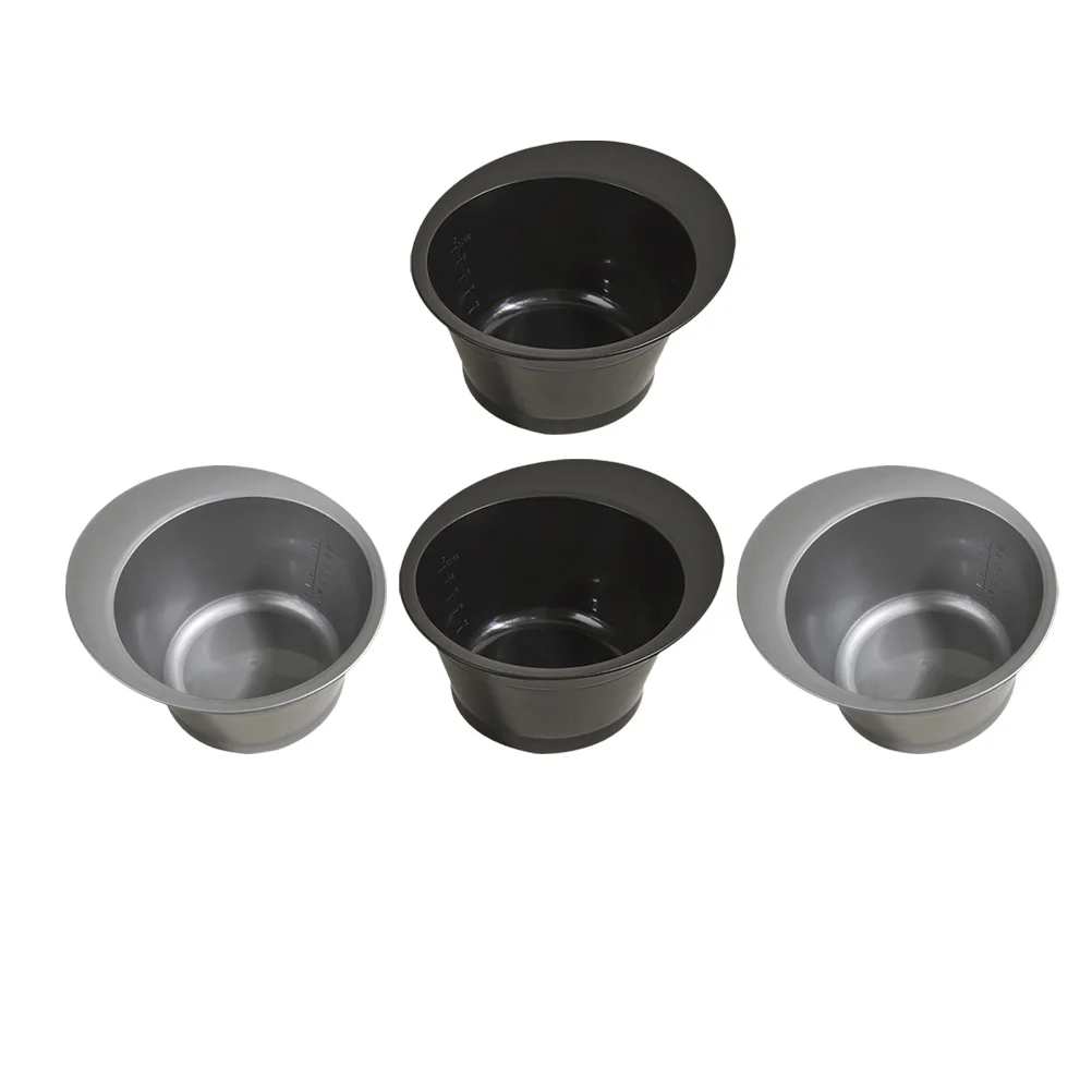 

4 шт., чаша для маски для волос, пластиковая чаша для окрашивания волос, профессиональный парикмахерский инструмент, инструмент для парикмахерской