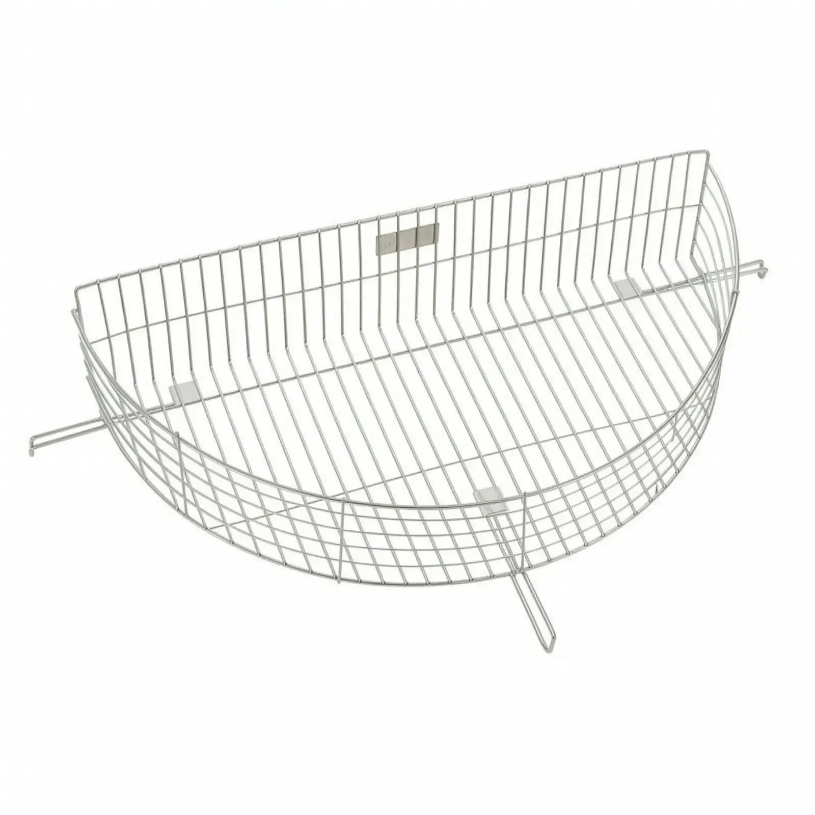 Stainless Steel Frying Oil Drip Rack Basket Semicircular Mesh Draining Tray for Kitchen Pot Cookware