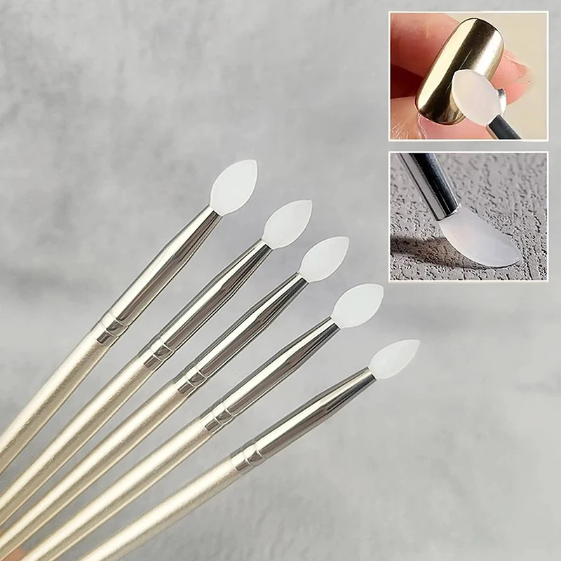 Mascarilla bálsamo labial, herramientas de belleza, aplicador de uñas, sombra de ojos brillante de silicona, pinceles de maquillaje con lentejuelas, brillo, sombra de ojos, brocha de maquillaje