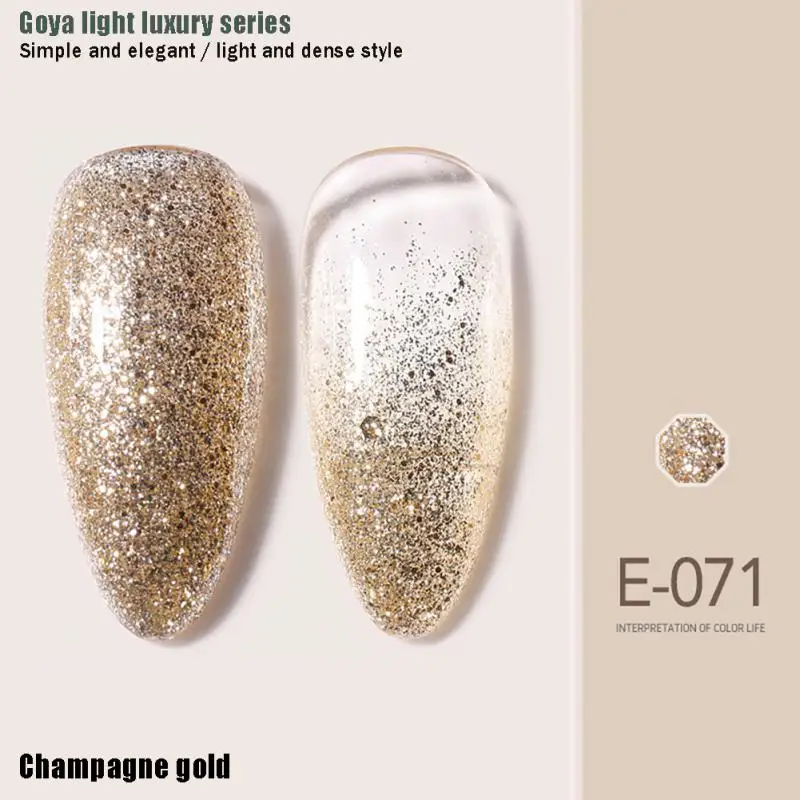 Sequins Long-lasting Shine Eye-catching Sparkly Holiday Nails Nail Art Rising Star Semi Permanent Professional Salon Finish