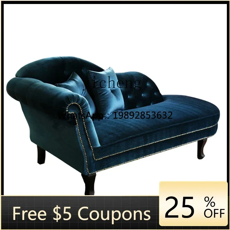 

U9 European fabric princess chair bedroom beauty couch modern single recliner fashion leather sofa bed