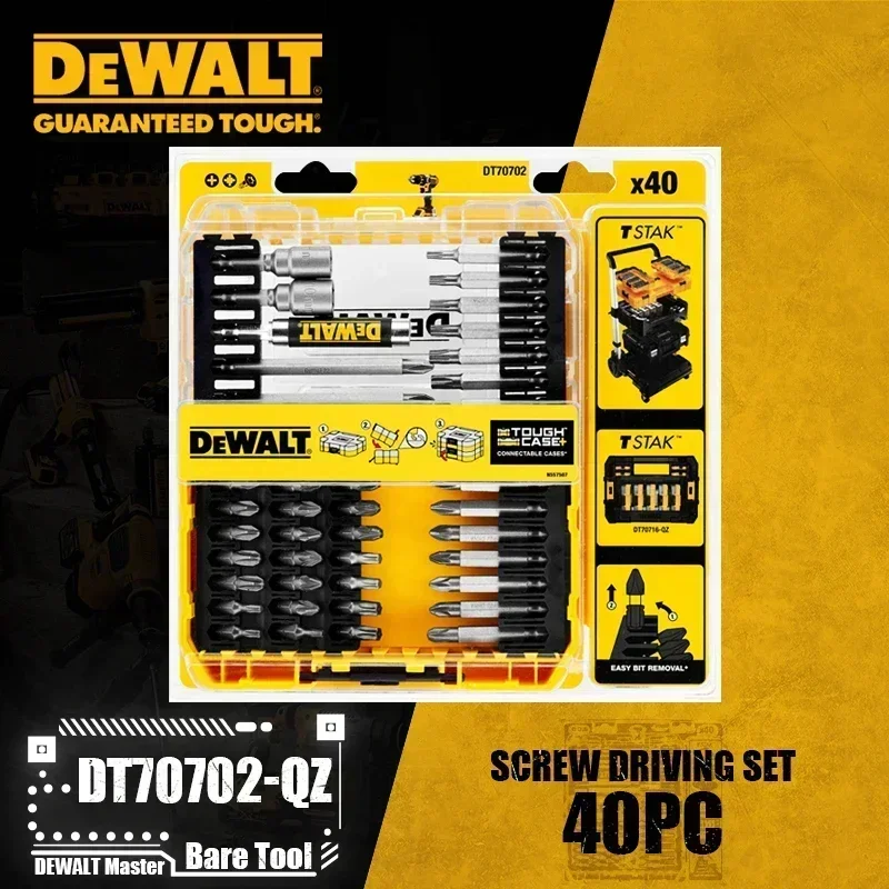 DEWALT Booraandrijving Schroevendraaierbitset DWANGFT100SET DT71563 DT70758 DT70705 DT70732T DT70730T DT70702 Accessoires voor elektrisch gereedschap