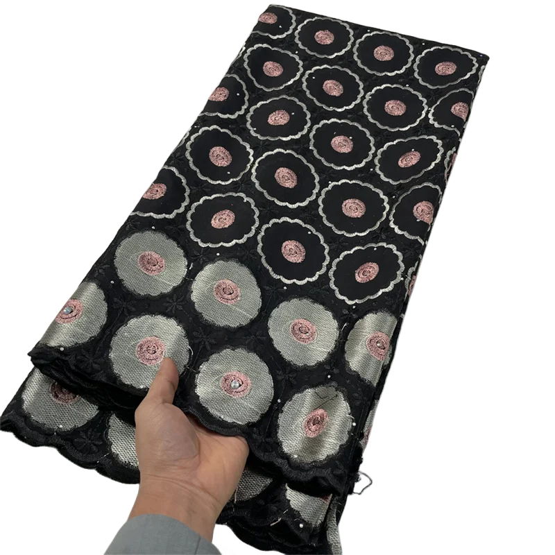 

Swiss Voile Lace in Switzerland, Embroidered 100% Cotton Fabric, Nigerian Lace Fabric for African Dress, High Quality, 2024