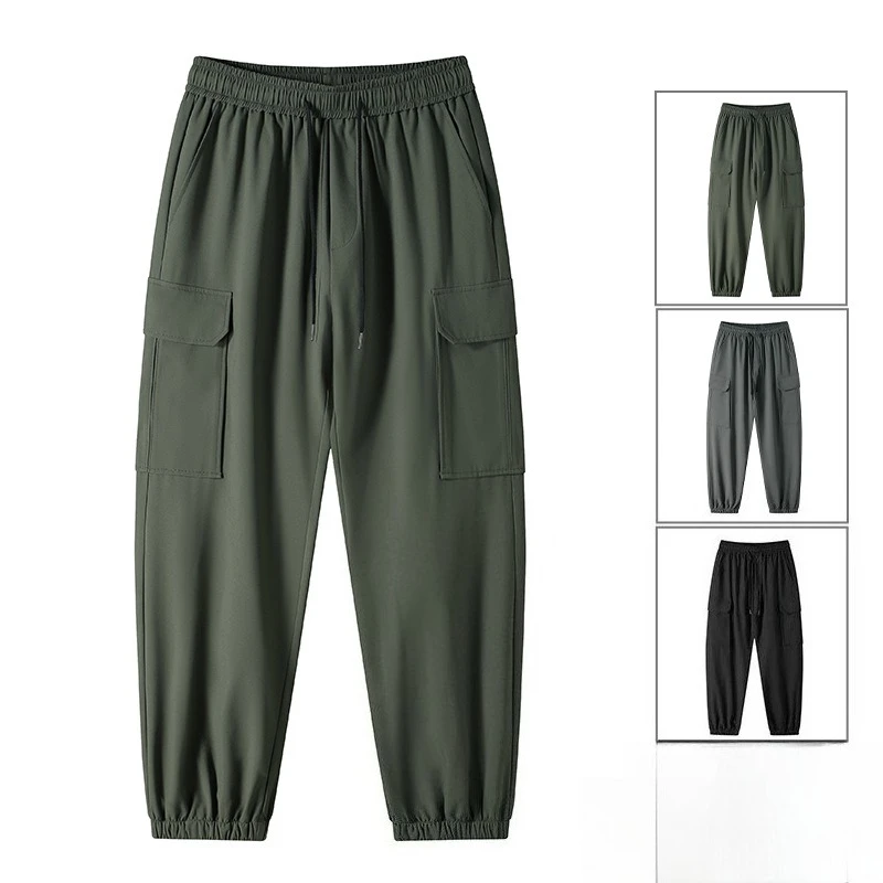 

Быстросохнущие спортивные брюки 2025 года, мужские брюки для бега, походные тренировки, тренировочные беговые брюки, спортивные брюки для фитнеса, повседневные свободные спортивные штаны