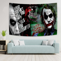 Classic Movie Jokers Tapestry Art Printing Tarot Card Hippie Wall Carpet Dormitory Artist House Canvas Decoration