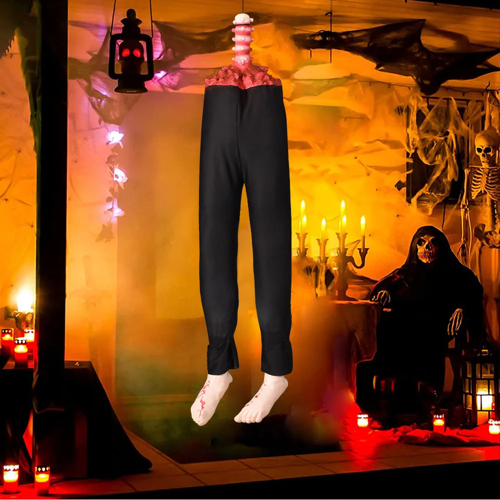 

Хэллоуин латексная имитация сломанной ноги висит корпс ужас кровавая искусственная нога в помещении и на открытом воздухе двор призрак фестиваль украшение p
